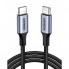 Кабель UGREEN US316 USB-C Cable Aluminum Case with Braided 2m (Black) (UGR-70429) (UGR-70429) (14912)