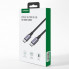 Кабель UGREEN US316 USB-C Cable Aluminum Case with Braided 2m (Black) (UGR-70429) (UGR-70429) (14912)