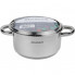 Каструля індукційна Ofenbach Casserole із нержавіючої сталі 2л зі скляною кришкою (1422)