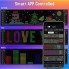 Гибкий экран LED Matrix Panel APP wifi rgb 120*595мм гибкий, полноцветный (19032)