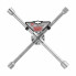 Ключ баллонный крестовый укрепленный 16"*406мм, 16мм, 17; 19; 21; 22мм INTERTOOL HT-1597 (19132)