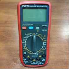 Цифровой Профессиональный мультиметр VC 61A тестер вольтметр + термопара (9132)