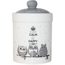Банка керамічна Be Happy "Совушки» 990мл (2532)