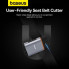 Автомобільний молоток Baseus Sharp Tool Safety Hammer (Window-breaking+Safety belt cutting） Dark gray (C10934401111-00) (14632)