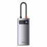 USB Hub Baseus Metal Gleam Series 4-in-1 Multifunctional Type-C Cерый (CAHUB-CY0G) (3632)