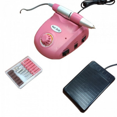 Фрезер для маникюра и педикюра Nail Polisher HC-601, 30000 об/мин, фрезер для ногтей Розовый (20732)
