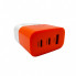 Мережевий зарядний пристрій WUW-C215 65W Charger 2 USB C + USB A white orange (C215) (14932)