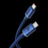 Кабель Baseus Crystal Shine Type-C to Type-C 100W 1.2M Синий (CAJY000603) (2932)