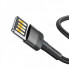 Кабель Baseus Cafule Cable（Special Edition）USB For iP 1m Grey+Black (CALKLF-GG1) (15042)