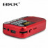Радиоприёмник с FM USB MicroSD BKK S99 радио на аккумуляторе 18650 Красный (22042)