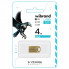 Флеш-накопичувач Wibrand USB 2.0 Hawk 4Gb Gold (WI2.0/HA4M1G) (142)