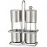 Набір для спецій Kamille Grinder Set перцемолка та сільничка на підставці 10х14.5см (5342)