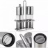 Набір для спецій Kamille Grinder Set перцемолка та сільничка на підставці 10х14.5см (5342)