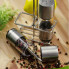 Набір для спецій Kamille Grinder Set перцемолка та сільничка на підставці 10х14.5см (5342)