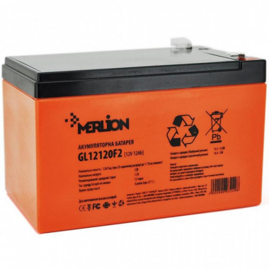 Батарея к ИБП Merlion 12V-12Ah GEL (GL12120F2 GEL) (19542)