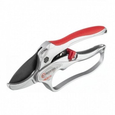 Секатор с храповым механизмом 180мм INTERTOOL FT-1006 (20542)
