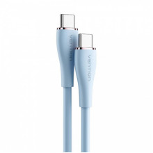 Кабель Vention USB 2.0 C Male to C Male 5A Cable 1.5M Light Blue Silicone Type (TAWSG) (TAWSG) (14642)