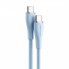 Кабель Vention USB 2.0 C Male to C Male 5A Cable 1.5M Light Blue Silicone Type (TAWSG) (TAWSG) (14642)