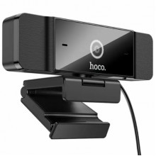 Веб-камера для компьютера HOCO D100 1.5м, USB, 1080P Черный (18642)