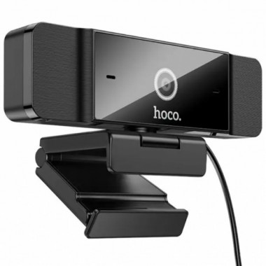 Веб-камера для компьютера HOCO D100 1.5м, USB, 1080P Черный (18642)