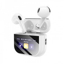 Бездротові навушники TWS HOCO EW82 Sparkle, touch screen, White (6942007646529) (8642)