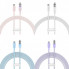 Кабель Baseus Explorer Series Fast Charging Cable with Smart Temperature Control Type-C to Type-C 100W 2m Galaxy Blue (P10319703311-01) (14742)