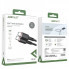 Кабель ACEFAST C2-03 Type-C to Type-C 3A, 60W, 1.2m, silicone, zinc connectors, Black (6974316280729) (19742)