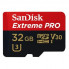 Карта памяти SanDisk 32GB microSD class 10 V30 A1 UHS-I U3 4K Extreme Pro (SDSQXCG-032G-GN6MA) (16942)