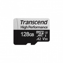 Карта памяти Transcend 128GB microSDXC class 10 UHS-I U3 A2 340S (TS128GUSD340S) (17052)