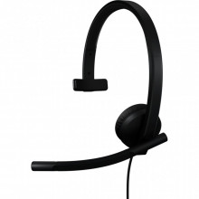 Наушники Logitech H570e Corded for Business Mono Teams USB-A Black (981-001426) (17152)