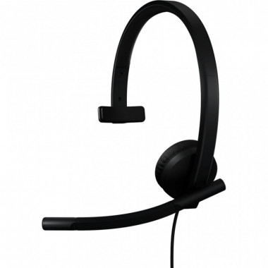 Наушники Logitech H570e Corded for Business Mono Teams USB-A Black (981-001426) (17152)