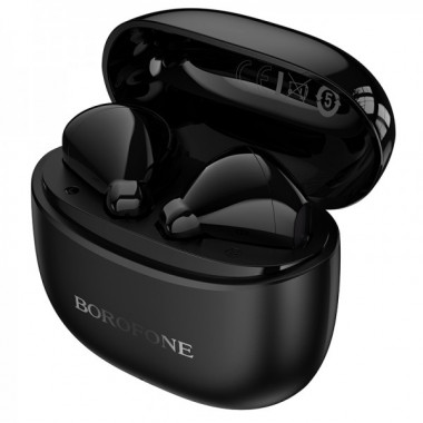 Бездротові навушники BOROFONE BW88 Deep rhyme true wireless BT headset Black (6941991121678) (17452)