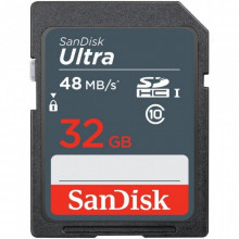 Карта памяти SanDisk 32GB SDHC class 10 UHS-I Ultra Lite (SDSDUNR-032G-GN3IN) (18652)