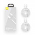 Кабель Baseus Simple Wisdom Data Cable Kit USB to iP PD 20W (2PCS/Set）1.5m White (TZCATLZJ-02) (14852)