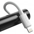 Кабель Baseus Simple Wisdom Data Cable Kit USB to iP PD 20W (2PCS/Set）1.5m White (TZCATLZJ-02) (14852)