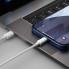 Кабель Baseus Simple Wisdom Data Cable Kit USB to iP PD 20W (2PCS/Set）1.5m White (TZCATLZJ-02) (14852)