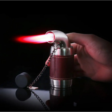 Газовая горелка Honest BCH 516 с пьезоподжигом до 1300°C, для пайки и разжига Коричневая (22062)