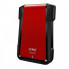 Зовнішня кишеня для накопичувача A-DATA EX500 для 2.5'' HDD/SSD USB3.1 Red (AEX500U3-CRD) (15162)