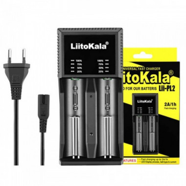 Зарядное устройство LiitoKala Lii-PL2 для 2x аккумуляторов АА/ААА/18650/26650/21700 (9262)