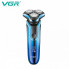 Электробритва аккумуляторная VGR V-313 BLUE, роторная, влагозащита IPX7 (22362)