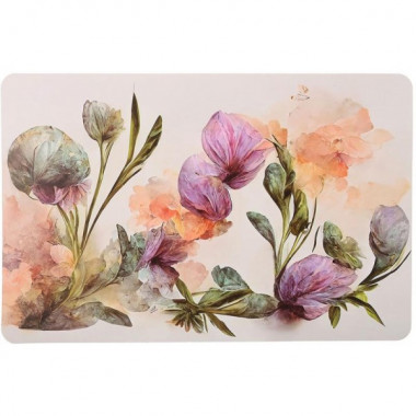 Набір 12 сервірувальних серветок 28x43см підтарільники Floral-099, поліпропілен (5462)