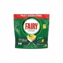 Таблетки для посудомоечных машин Fairy Все-в-1 Original Лимон 29 шт. (8006530115711) (22562)