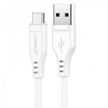 Кабель ACEFAST C3-04 USB to Type-C 3A, 1.2m, TPE, TPE connectors, White (6974316280873) (19762)