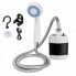 Душ портативный, кемпинговый с помпой на аккумуляторе USB Travel shower 2200 mAh (21862)