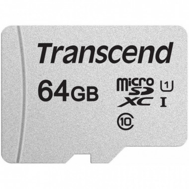 Карта памяти Transcend 64GB microSDXC class 10 UHS-I U1 (TS64GUSD300S) (16962)