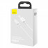 Кабель Baseus Superior Series Fast Charging Data Cable USB to iP 2.4A 2m White (CALYS-C02) (15072)
