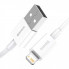 Кабель Baseus Superior Series Fast Charging Data Cable USB to iP 2.4A 2m White (CALYS-C02) (15072)