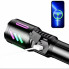 Аккумуляторный фонарь с флуоресцентной окраской 1143-TG, PM10-TG, 1x26650, Power Bank, ЗУ Type-C (19072)
