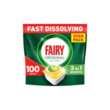 Таблетки для посудомоечных машин Fairy Original All in One Lemon 100 шт. (8700216237383) (7372)