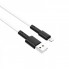 Кабель BOROFONE BX31 USB to iP 2.4A, 1m, silicone, TPE connectors, White (6931474710369) (14672)